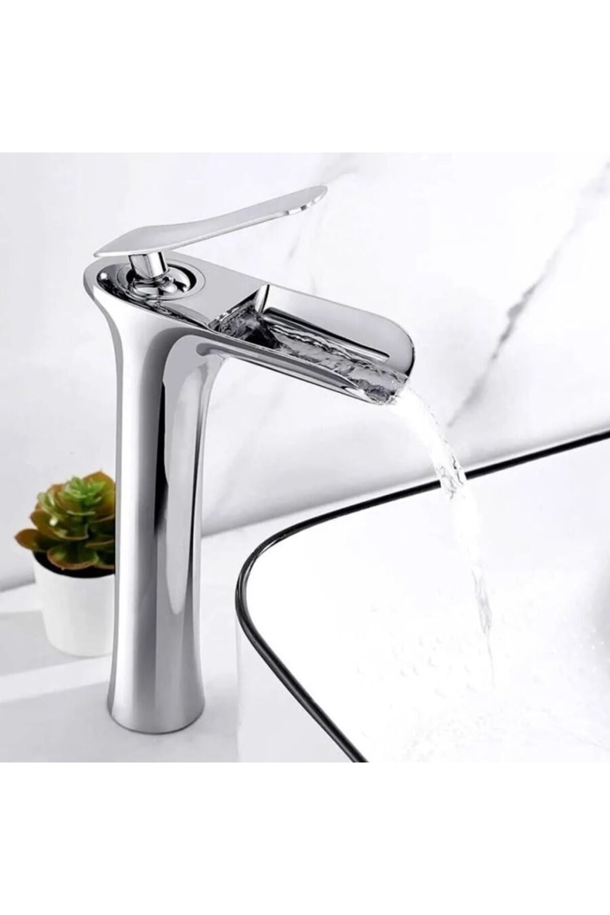 Fleko Victoria Krom Tall Lavabo Bataryası