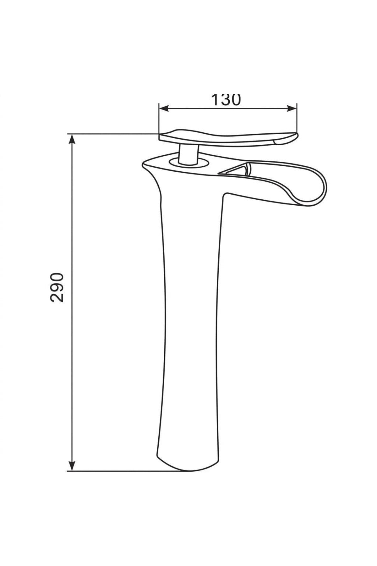 Fleko Victoria Antik Tall Lavabo Bataryası