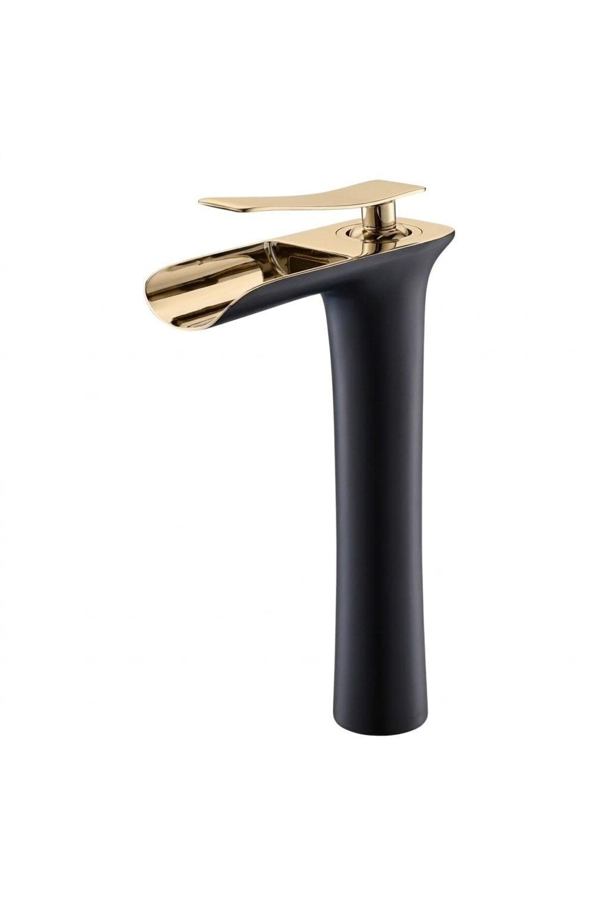 Fleko Victoria Black Gold Tall Lavabo Bataryası