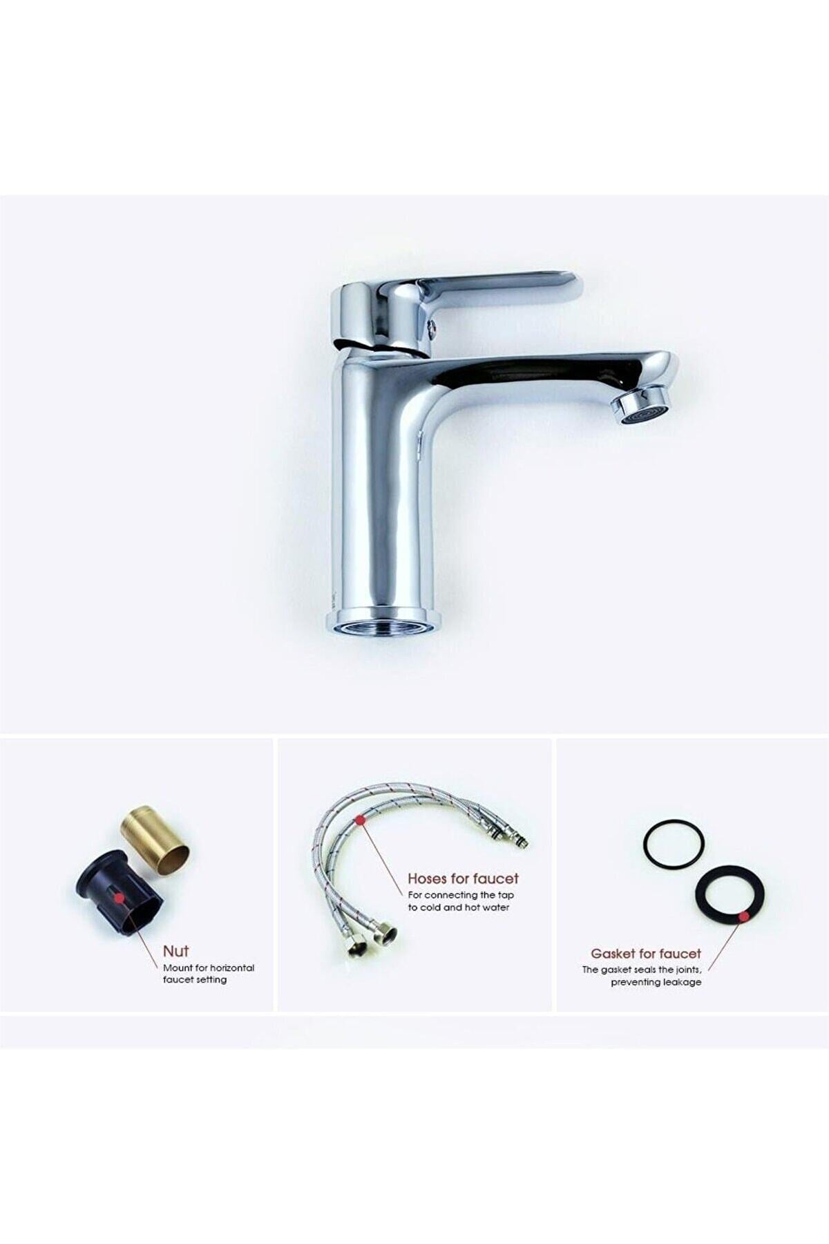 Fleko Mob Lavabo Bataryası Krom
