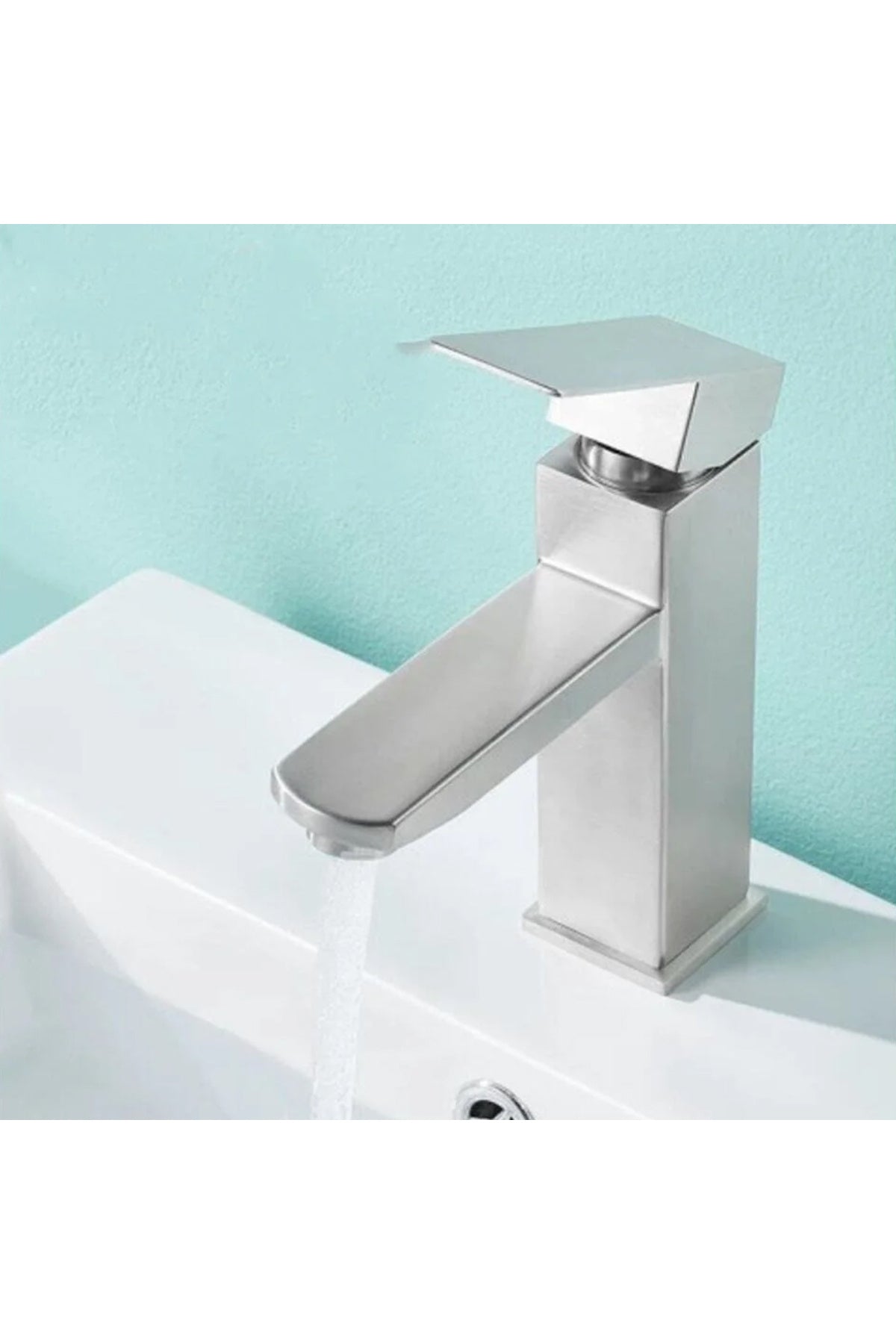 Fleko Stell İnox Lavabo Bataryası