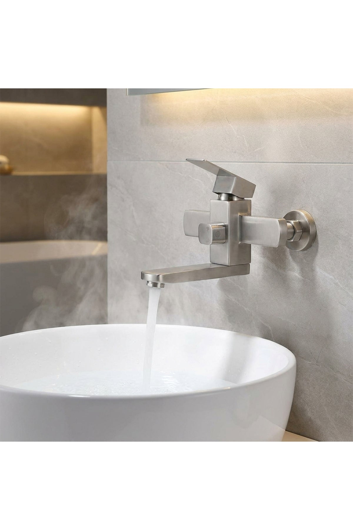 Fleko Stell İnox Banyo Bataryası