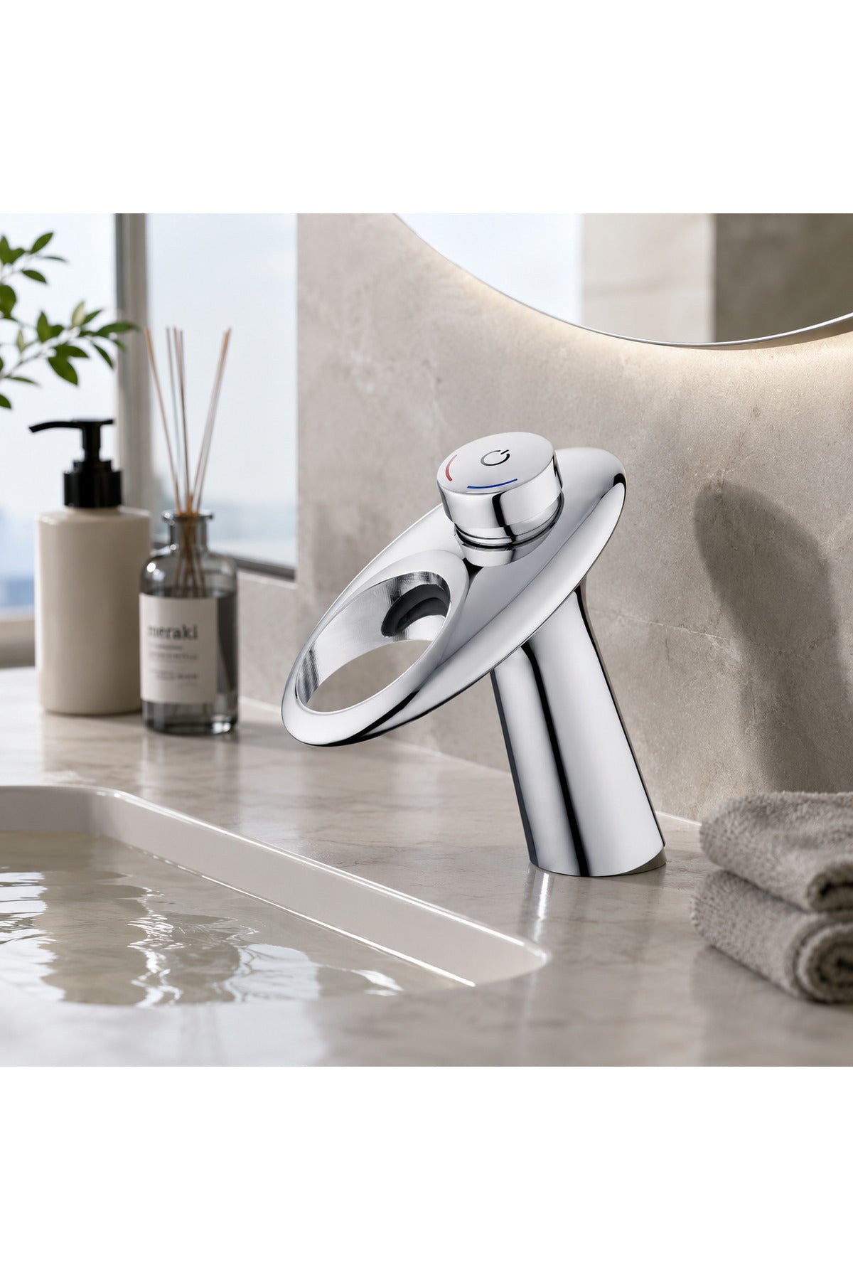 Fleko Cosmos Krom Lavabo Bataryası