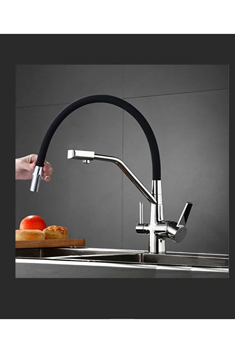 Fleko Best Krom Arıtmalı Mutfak Bataryası